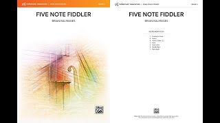 Five Note Fiddler – String Orchestra Conductor Score & Parts (Digital Download)