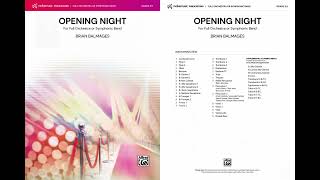 Opening Night – Full Orchestra Conductor Score & Parts (Digital Download)