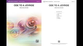 Ode to a Joyride – String Orchestra Conductor Score & Parts (Digital Download)
