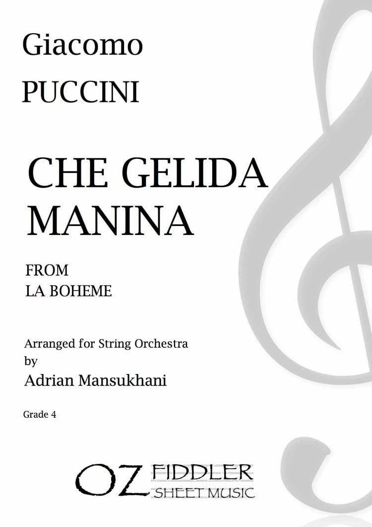 Puccini - Che gelida manina, from La Boheme - Arr. Adrian Mansukhani - String Orchestra (Digital Download)