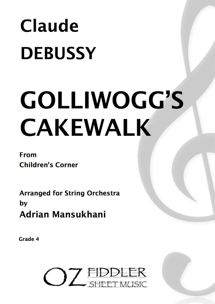 Golliwogg's Cakewalk, from Children's Corner - Arr. Adrian Mansukhani - String Orchestra (Digital Download)
