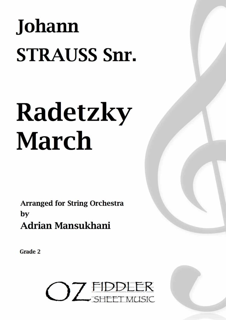 Strauss - Radetzky March - Arr. Adrian Mansukhani - String Orchestra (Digital Download)