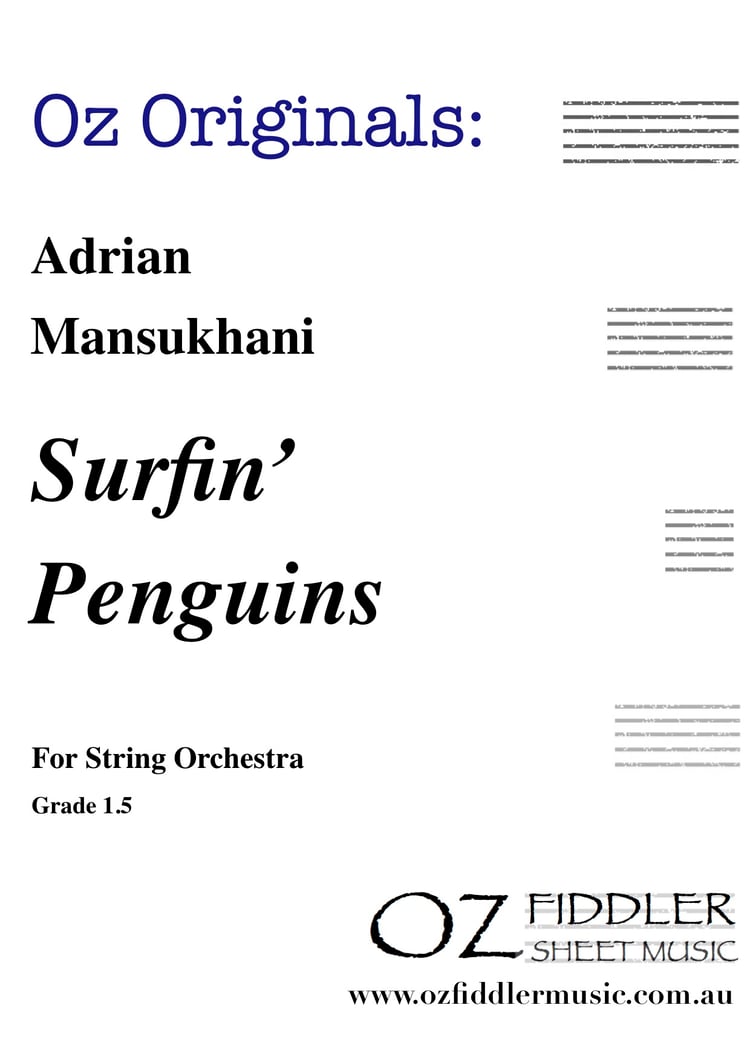 Surfin' Penguins - Adrian Mansukhani - String Orchestra (Digital Download)