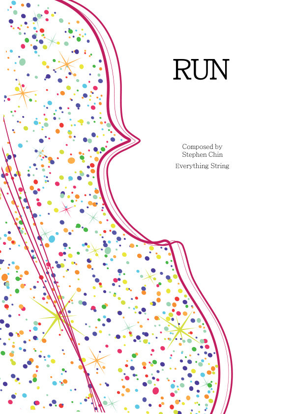 Run - Stephen Chin – String Orchestra Conductor Score & Parts (Digital Download)